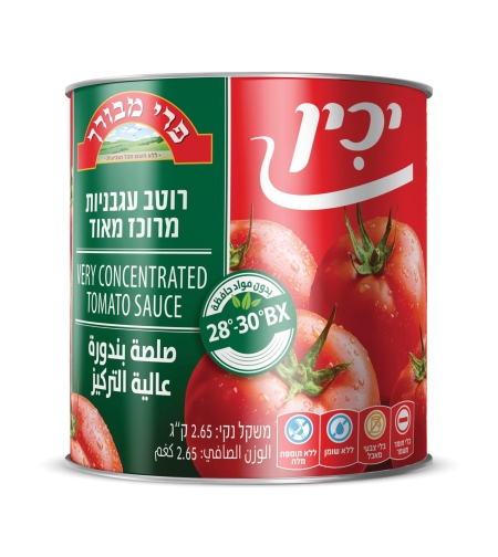 יכין רסק עגבניות 28% 2.500 ק