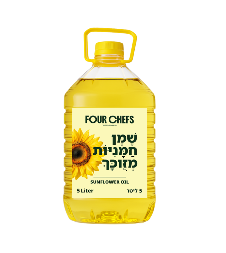 שמן חמניות פור שיפס - 5 ליטר * 1 יחידות