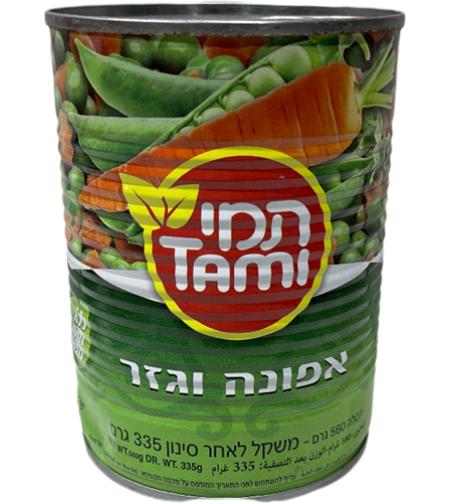 תמי אפונה וגזר 3 ק