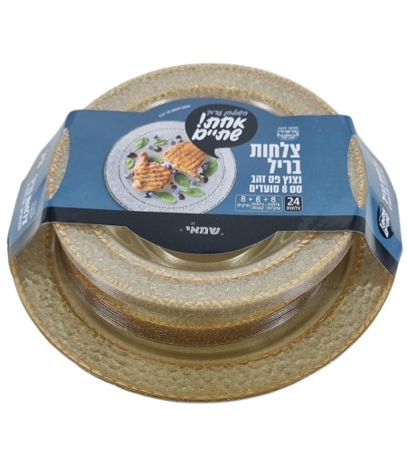 סט צלחות 24 חלקים בריל