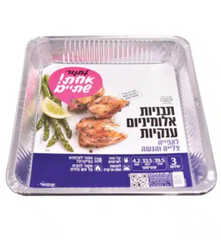 תבניות אלומיניום ענקיות 3 יחידות