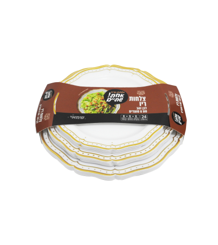 סט צלחות 24 חלקים ריו