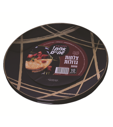 צלחות שוהם L בצבעים שונים