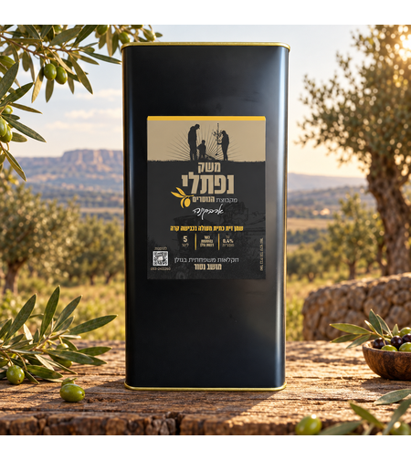 שמן זית כתית מעולה ארבקינה 5 ליטר בפח