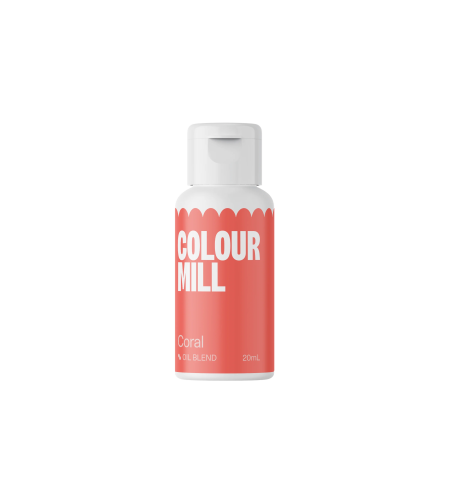 צבע מאכל ג'ל לשוקולד Colour Mill Coral - כשר