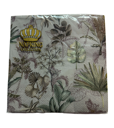 מפיות נייר Napking Collection – דגם עלים (20 יחידות)