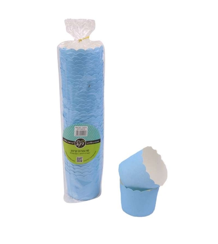 חבילת 40 עטרות קרטון לאפיה 7/5.5 ס