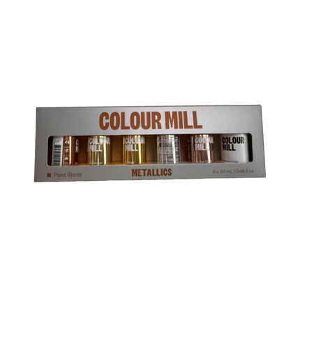 חבילת צבעים מטאליים - Colour Mill  Paint Blend Metallics Pack