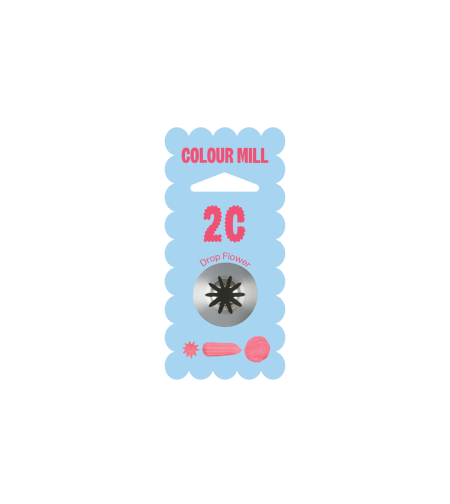 צנטר 2C בצורת פרח בינוני