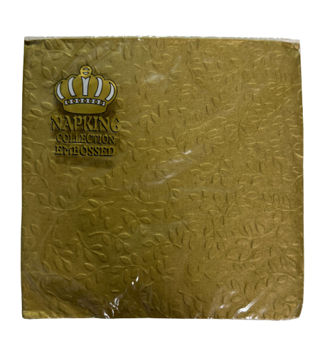 מפיות נייר Napking Collection Embossed – דגם זהב