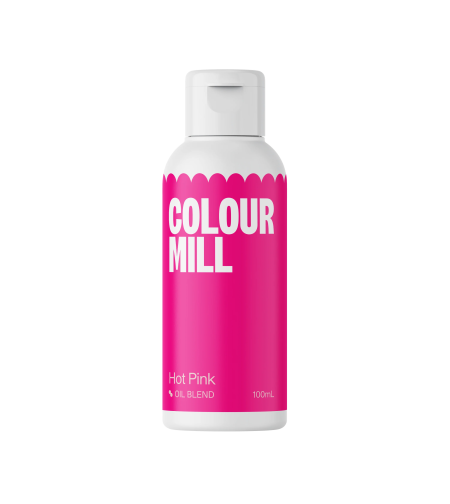 צבע מאכל ג'ל לשוקולד Colour Mill ורוד זוהר Hot Pink - כשר 100 מ״ל