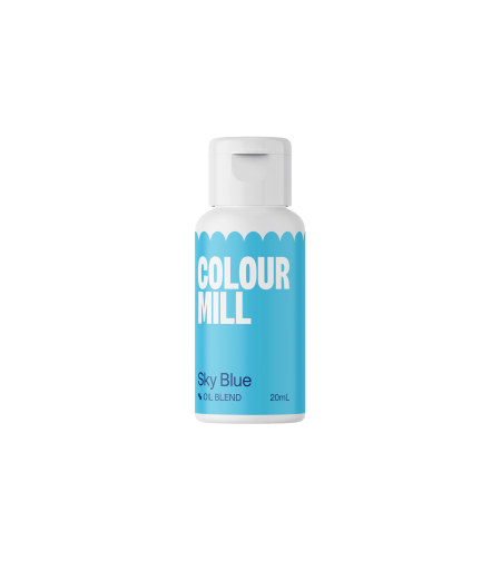 צבע מאכל ג'ל לשוקולד Colour Mill כחול שמיים Sky Blue - כשר