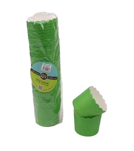 חבילת 40 עטרות קרטון לאפיה 7/5.5 ס