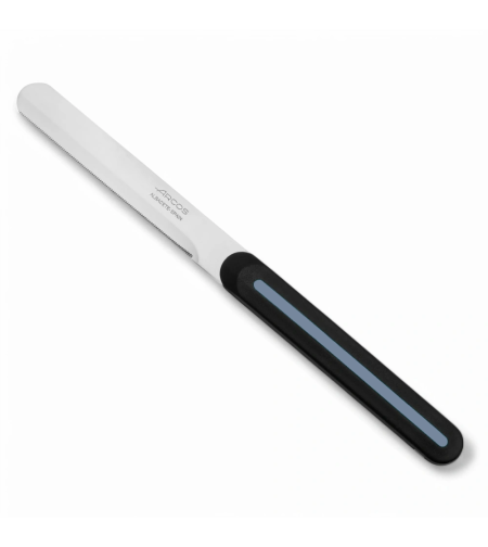 סכין מריחה משוננת כחול לבן Arcos Linea 10cm