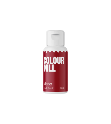 צבע מאכל ג'ל לשוקולד Colour Mill אדום עמוק ועשיר Merlot - כשר