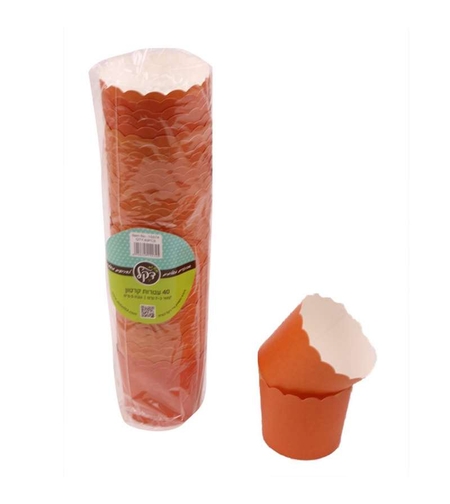 חבילת 40 עטרות קרטון לאפיה 7/5.5 ס