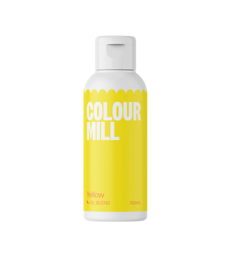 צבע מאכל ג'ל לשוקולד Colour Mill צהוב Yellow - כשר - 100 מ״ל
