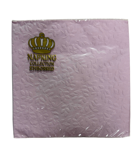 מפיות נייר Napking Collection Embossed – דגם ורוד פסטל