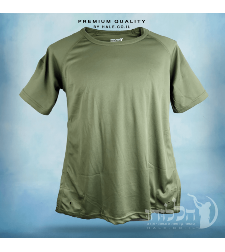 ציצית חולצה טקטית דרייפיט איכותית - DRY FIT - ירוק צבאי