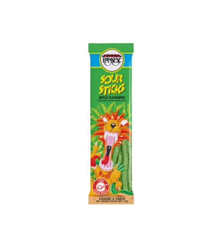 סאוור סטיקס חמצוצים בטעם תפוח