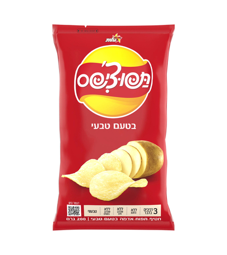 תפוצ'יפס בטעם טבעי גדול