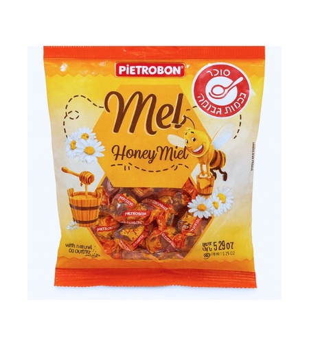 סוכריות קשות בטעם דבש ללא גלוטן