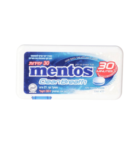 מנטוס קליק מנטה ללא סוכר