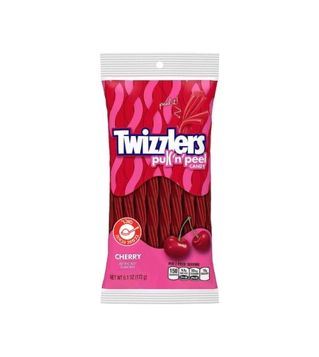 ממתק בטעם דובדבן Twizzlers