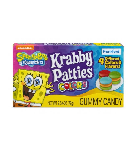 KRABBIY PATTIES סוכריות גומי צבעוניות בצורת המבורגר