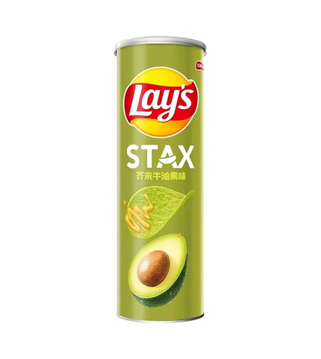 לייז סטאקס חטיפי תפוח אדמה אבוקדו עם ווסאבי