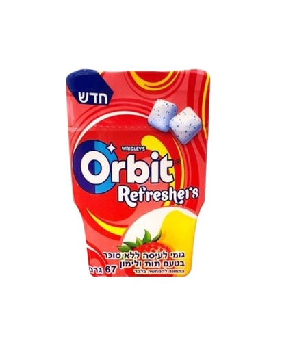 אורביט רפרש בטעם תות ולימון