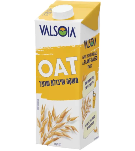 ולסויה חלב שיבולת שועל