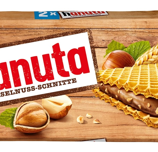 ופל במילוי נוגט ואגוזי לוז