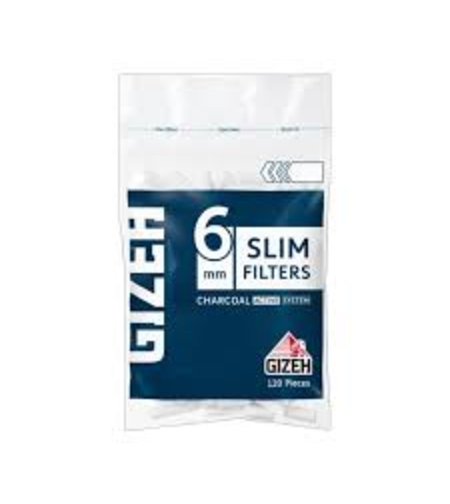 GIZEH 6mm slim filters 120 pices