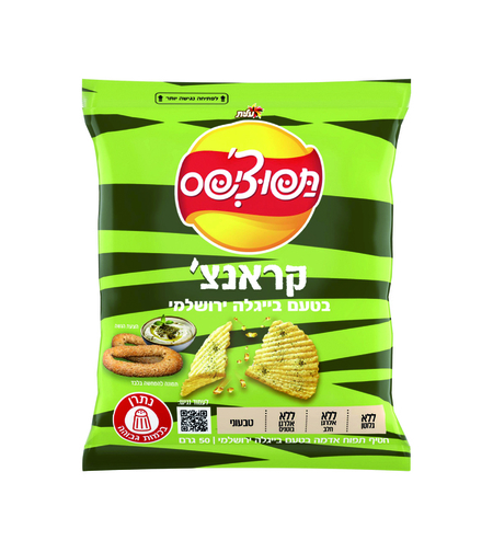 תפוצ'יפס קראנצ' בטעם בייגלה ירושלמי
