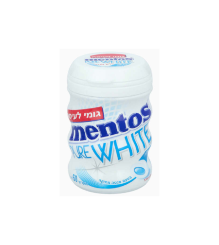 מנטוס פיור וויט בטעם מנטה מתוקה