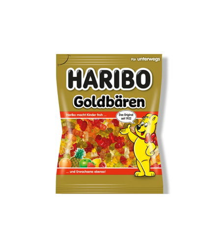 הריבו בטעמי פירות בצורת דובונים Goldbaren