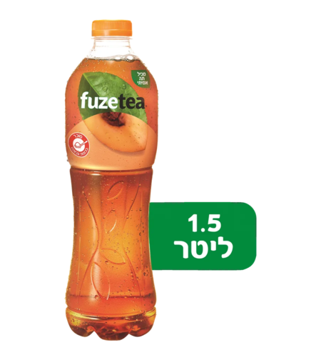 פיוז טי בטעם אפרסק 1.5ל