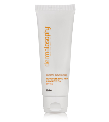 SPF 50 PROTECTION AND MOISTURIZING MAKEUP-קרם לחות עם מקדם הגנה 50 SPF עם גוון דמי מייק אפ