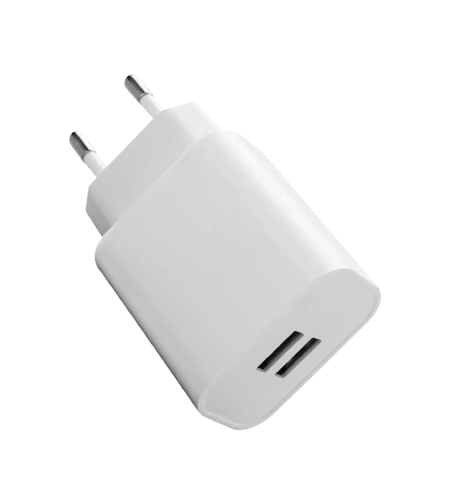 מטען קיר שתי יציאות USB - כבל Lightning