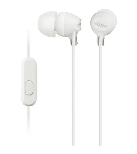אוזניות + מיקרופון SONY SMARTPHONES WHITE