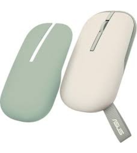 עכבר אלחוטי ASUS Marshmallow MD100 Cream + Light Green Bluetooth