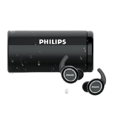 אוזניות אלחוטיות ספורט PHILIPS BLUETOOTH TAST702BK