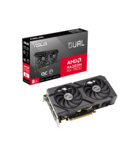 כרטיס מסך Asus Dual RX 7600 EVO OC Edition 8G DDR6