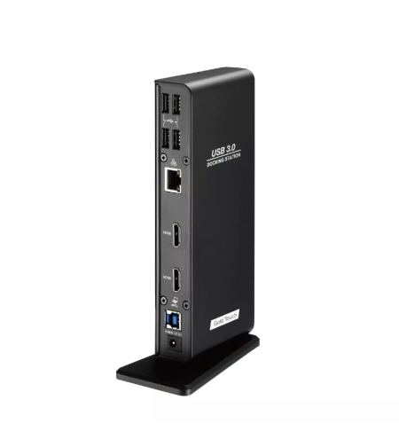 תחנת עגינה אוניברסלית Gold Touch USB3.0 Type A/C dual display docking station