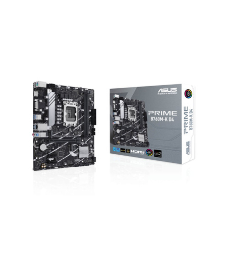 לוח אם Asus Prime B760M-K D4 DDR4