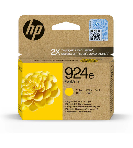 ראש דיו מקורי צהוב HP 924e XL OJ Pro 8133