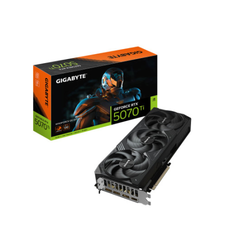 כרטיס מסך GIGABYTE RTX5070TI WINDFORCE O.C 16G