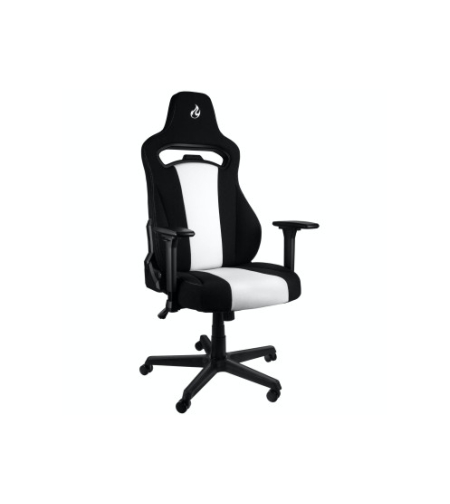 מושב גיימינג איכותי בצבע שחור/לבן NITRO CONCEPTS E250