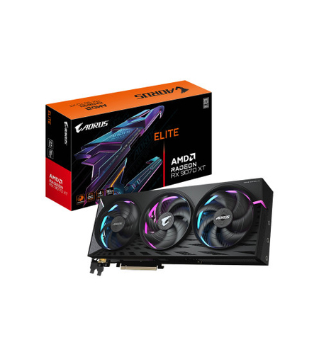 כרטיס מסך Gigabyte AORUS Radeon RX 9070 XT ELITE 16G